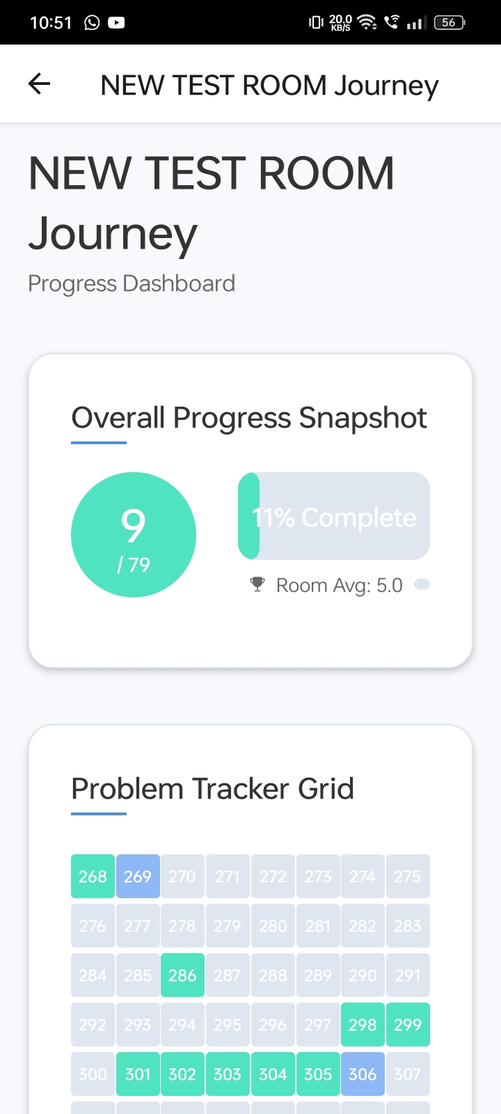 Collaborative room screen